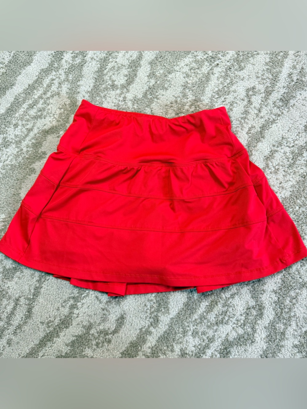 Women's Red Active Skort - Comfortable Athletic Skirt